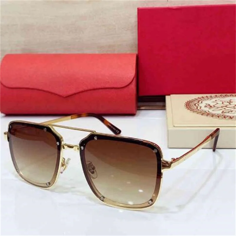 

Top Original Sunglasses 0194 For Mens Famous Fashionable Retro Luxury Brand Eyeglass Fashion Design Women Glasses With Box