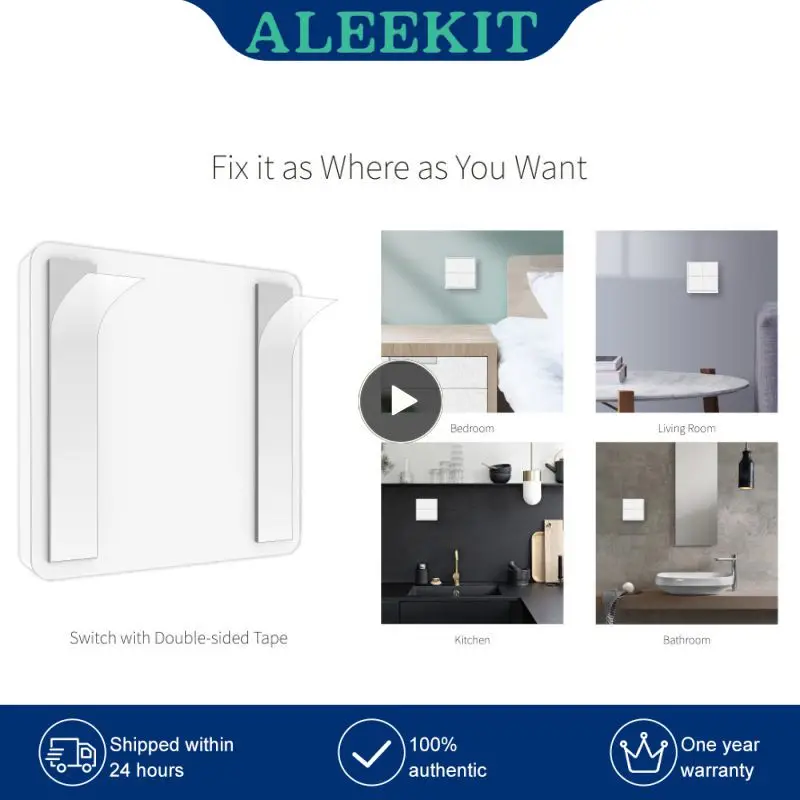 1~5PCS One-key Linkage Smart Scene Switch Waterproof Tuya Panel Switch Smart Home Wireless Scene Switch 4-way Button Wireless
1~5PCS One-key Linkage Smart Scene Switch Waterproof Tuya Panel Switch Smart Home Wireless Scene Switch 4-way Button Wireless