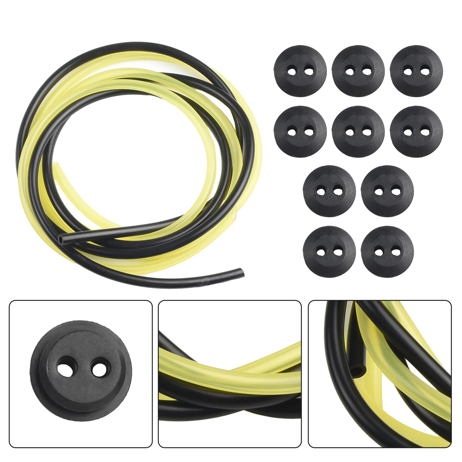 Grommet Fuel Pipe Garden Home 12pcs 2 Holes Delicate Exquisite Rubber Solid With Fuel Line Pipe For Fuel Tank
Grommet Fuel Pipe Garden Home 12pcs 2 Holes Delicate Exquisite Rubber Solid With Fuel Line Pipe For Fuel Tank