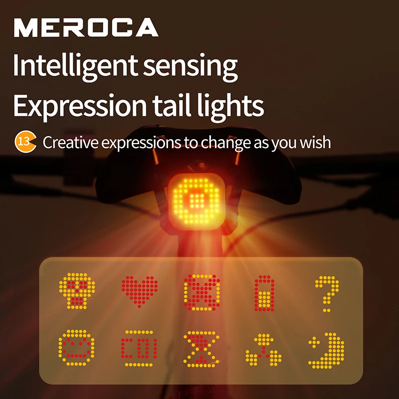 Велосипедные фонари Meroca, умные задние фонари для выражений, умные фонари, Автоматический Режим сна/Пробуждение, IPX6, светильник для Airtag
Велосипедные фонари Meroca, умные задние фонари для выражений, умные фонари, Автоматический Режим сна/Пробуждение, IPX6, светильник для Airtag