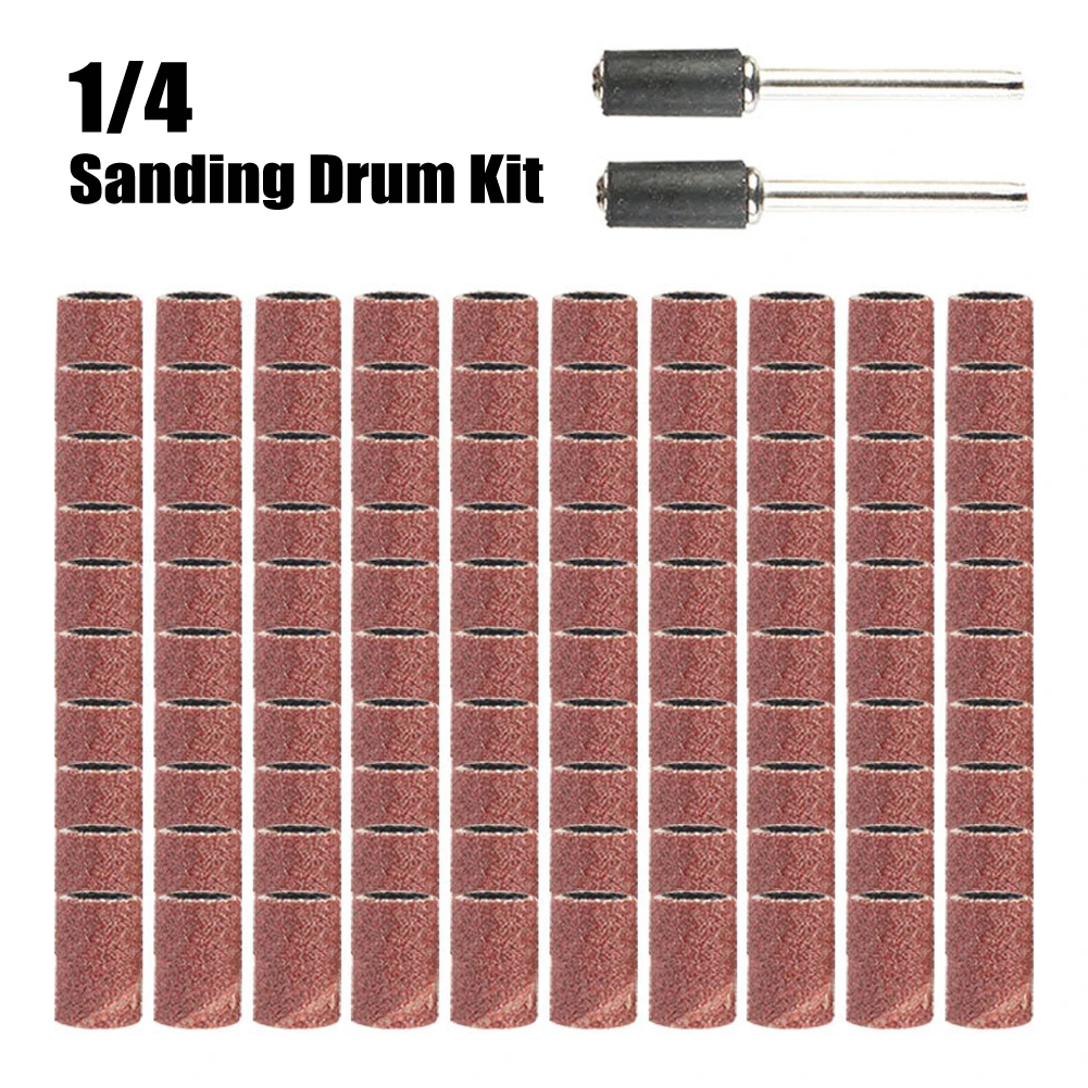 102pcs Sanding Drum Kit Sanding Ring With Rod Sanding Band Sanding Drum Grinding Head Rotary Tool For Metal Deburring Polishing
102pcs Sanding Drum Kit Sanding Ring With Rod Sanding Band Sanding Drum Grinding Head Rotary Tool For Metal Deburring Polishing