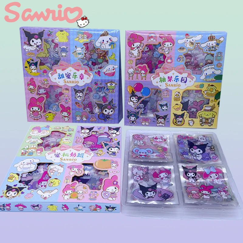 Наклейки Sanrio 4/12 в коробке, Kawaii Kuromi Cinnamoroll My Melody Hello Kitty, материал для учетной записи, декоративные наклейки «сделай сам», детские игрушки
Наклейки Sanrio 4/12 в коробке, Kawaii Kuromi Cinnamoroll My Melody Hello Kitty, материал для учетной записи, декоративные наклейки «сделай сам», детские игрушки
