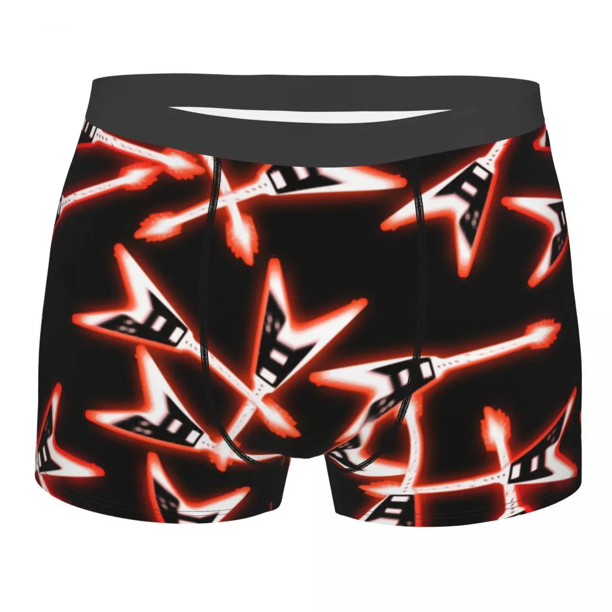 Красные и черные тяжелые металлические электрические гитары Мужское нижнее белье боксеры шорты трусы забавные дышащие трусы для мужчин
Красные и черные тяжелые металлические электрические гитары Мужское нижнее белье боксеры шорты трусы забавные дышащие трусы для мужчин