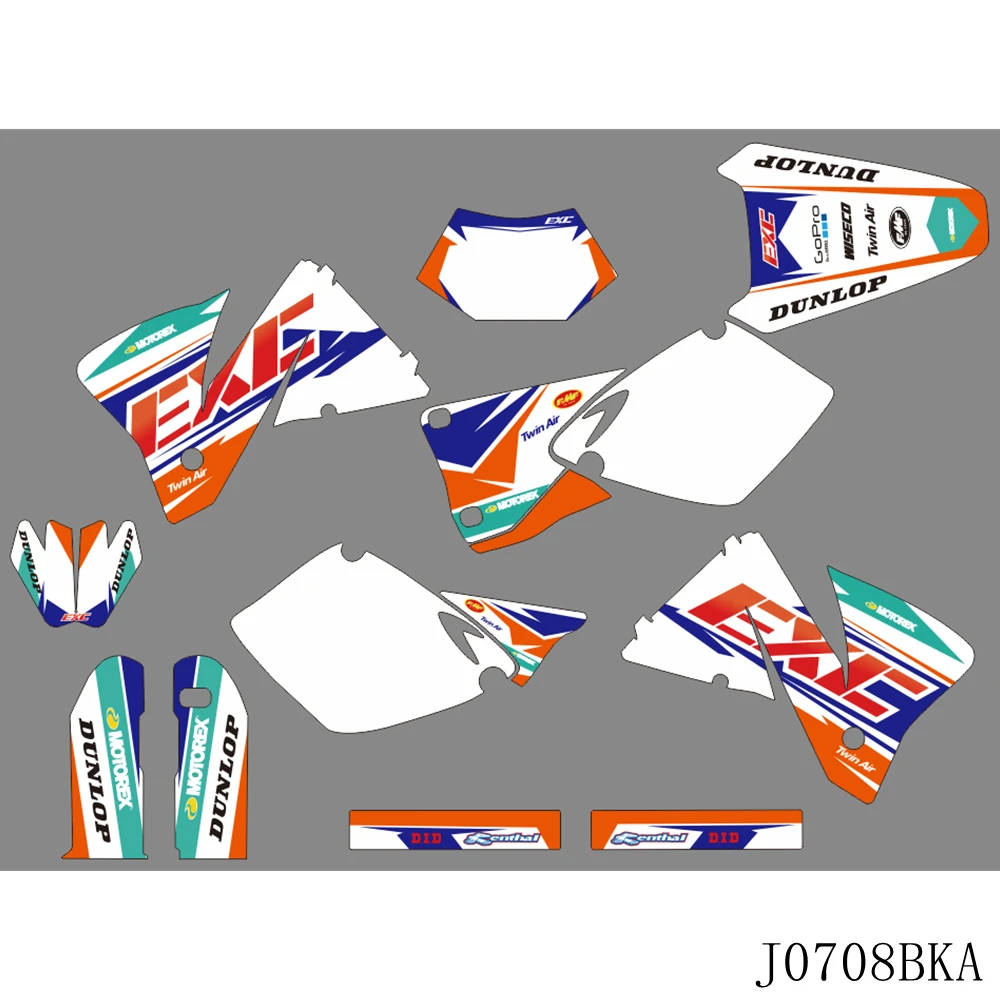 Full Graphics Decals Stickers Custom Number Name For KTM EXC 125 200 250 300 380 400 520 1998 1999 2000
Full Graphics Decals Stickers Custom Number Name For KTM EXC 125 200 250 300 380 400 520 1998 1999 2000