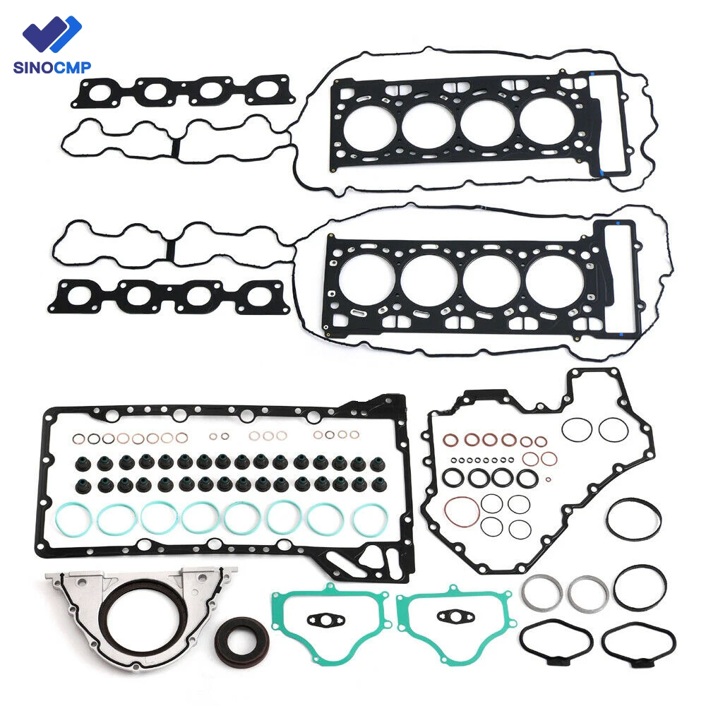 11128008122,11140149405,11147512100,11148483798 Engine Overhaul Gasket Set For BMW 550i 750Li X5 X6 F10 F02 F07 E70 E71 N63 4.4L
11128008122,11140149405,11147512100,11148483798 Engine Overhaul Gasket Set For BMW 550i 750Li X5 X6 F10 F02 F07 E70 E71 N63 4.4L