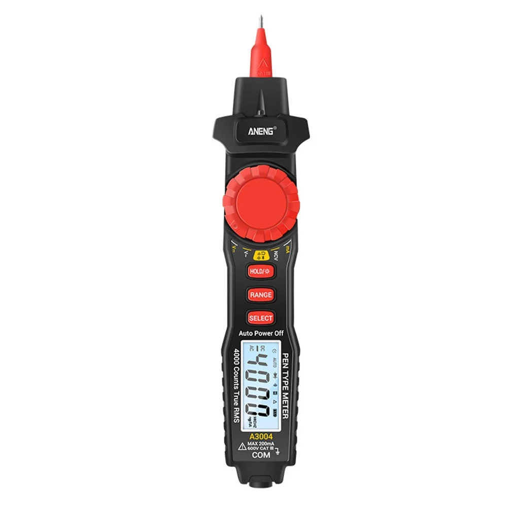 Reliable and Efficient A3004 Digital Multimeter Pen for AC/DC Voltage Testing with NCV and Zero Live Wire Identification
Reliable and Efficient A3004 Digital Multimeter Pen for AC/DC Voltage Testing with NCV and Zero Live Wire Identification