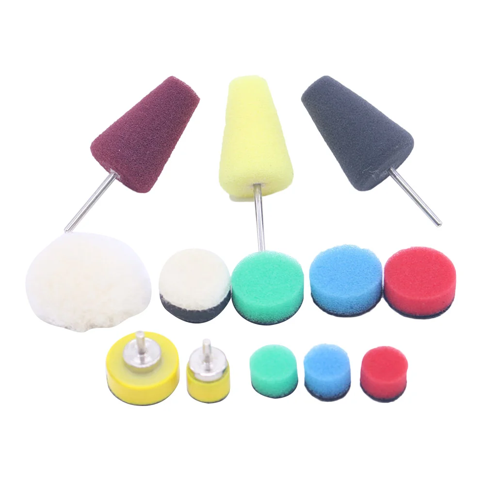 13 in 1 0.5-1 inch Waxing Sponge Wheel Set Detailing Polishing Buffer Sponge Pads for Car
13 in 1 0.5-1 inch Waxing Sponge Wheel Set Detailing Polishing Buffer Sponge Pads for Car