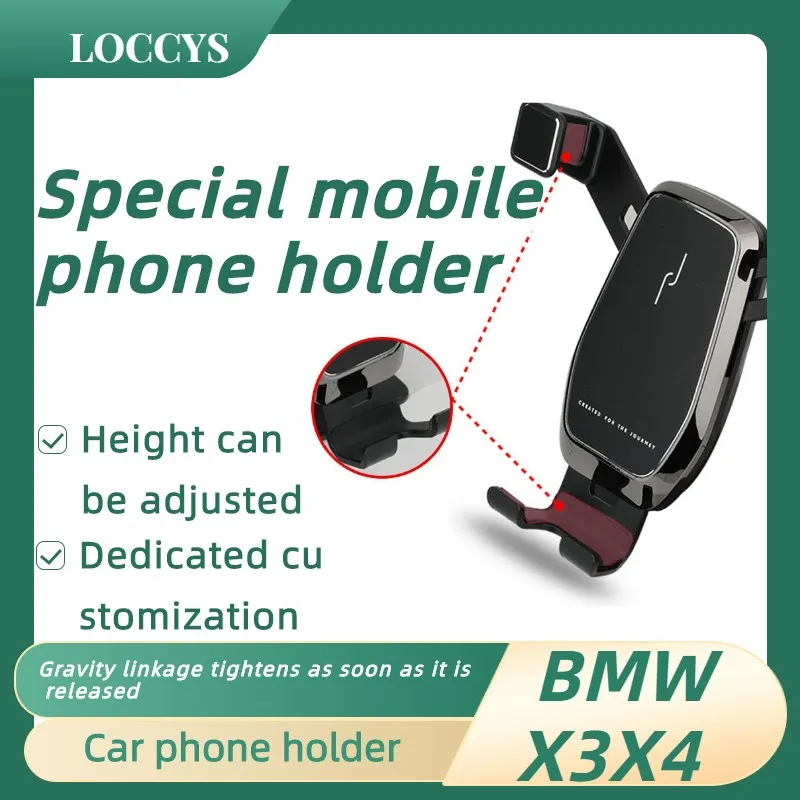 For BMW X3 X4 2018-2021 Car Holder For Car Air Vent Clip Mount Mobile Cell Stand Smartphone GPS Support Universal Mobile Phone
For BMW X3 X4 2018-2021 Car Holder For Car Air Vent Clip Mount Mobile Cell Stand Smartphone GPS Support Universal Mobile Phone