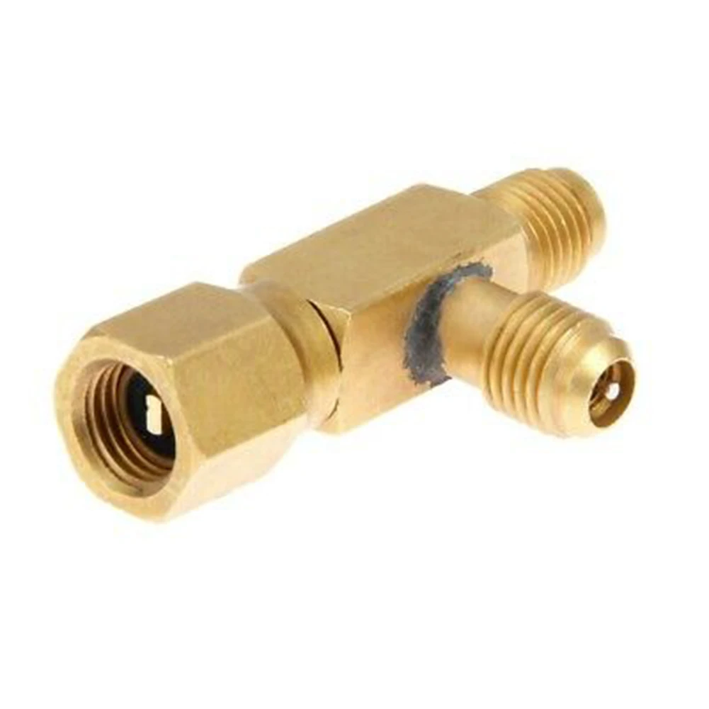 1x T Type Adapter Solid Brass 1/4" Male Flared Connector Female Thread 1/4" SAE Flared FFL Extern Air-conditioning Installation
1x T Type Adapter Solid Brass 1/4" Male Flared Connector Female Thread 1/4" SAE Flared FFL Extern Air-conditioning Installation