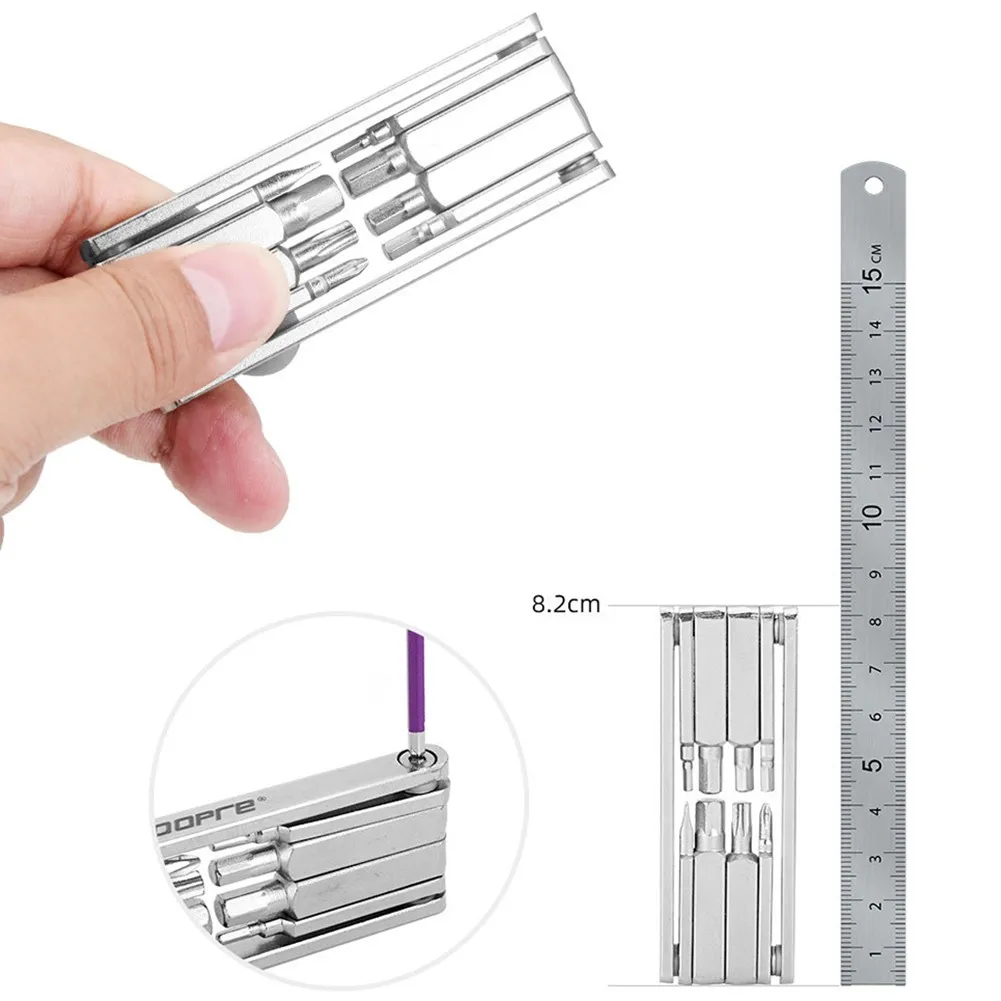 Bicycle Repair Hex Wrench Set Screwdriver Multi-Function Tool For Outdoor Biking Hiking Camping Foldable Cycling Repair Tools
Bicycle Repair Hex Wrench Set Screwdriver Multi-Function Tool For Outdoor Biking Hiking Camping Foldable Cycling Repair Tools