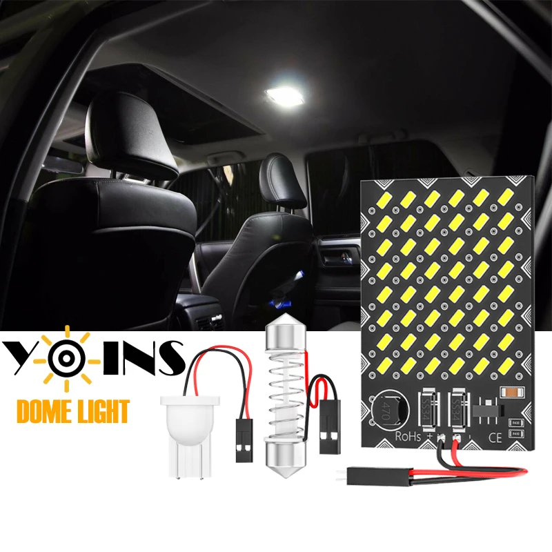 10pcs/lot W5W T10 LED Car Interior Lights Bulbs 48SMD 12V 24V WY5W C5W C10W Canbus Auto Festoon Map Dome Reading Parking Lamp
10pcs/lot W5W T10 LED Car Interior Lights Bulbs 48SMD 12V 24V WY5W C5W C10W Canbus Auto Festoon Map Dome Reading Parking Lamp