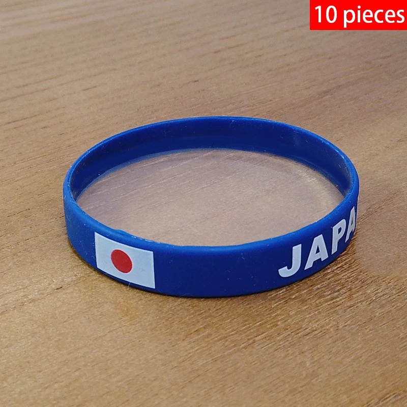 10pcs Japan(blue) National Flag Wristbands Sports Silicone Bracelet Rubber Band Patriotic Commemorative Fashion Accessory
10pcs Japan(blue) National Flag Wristbands Sports Silicone Bracelet Rubber Band Patriotic Commemorative Fashion Accessory