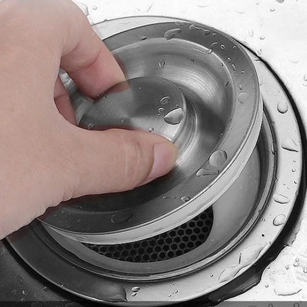 Filter Plug Sink Stopper Bath Stopper Bathroom Sink Hair Catcher Pool Bathtub Stopper Stainless Steel Strainer
Filter Plug Sink Stopper Bath Stopper Bathroom Sink Hair Catcher Pool Bathtub Stopper Stainless Steel Strainer