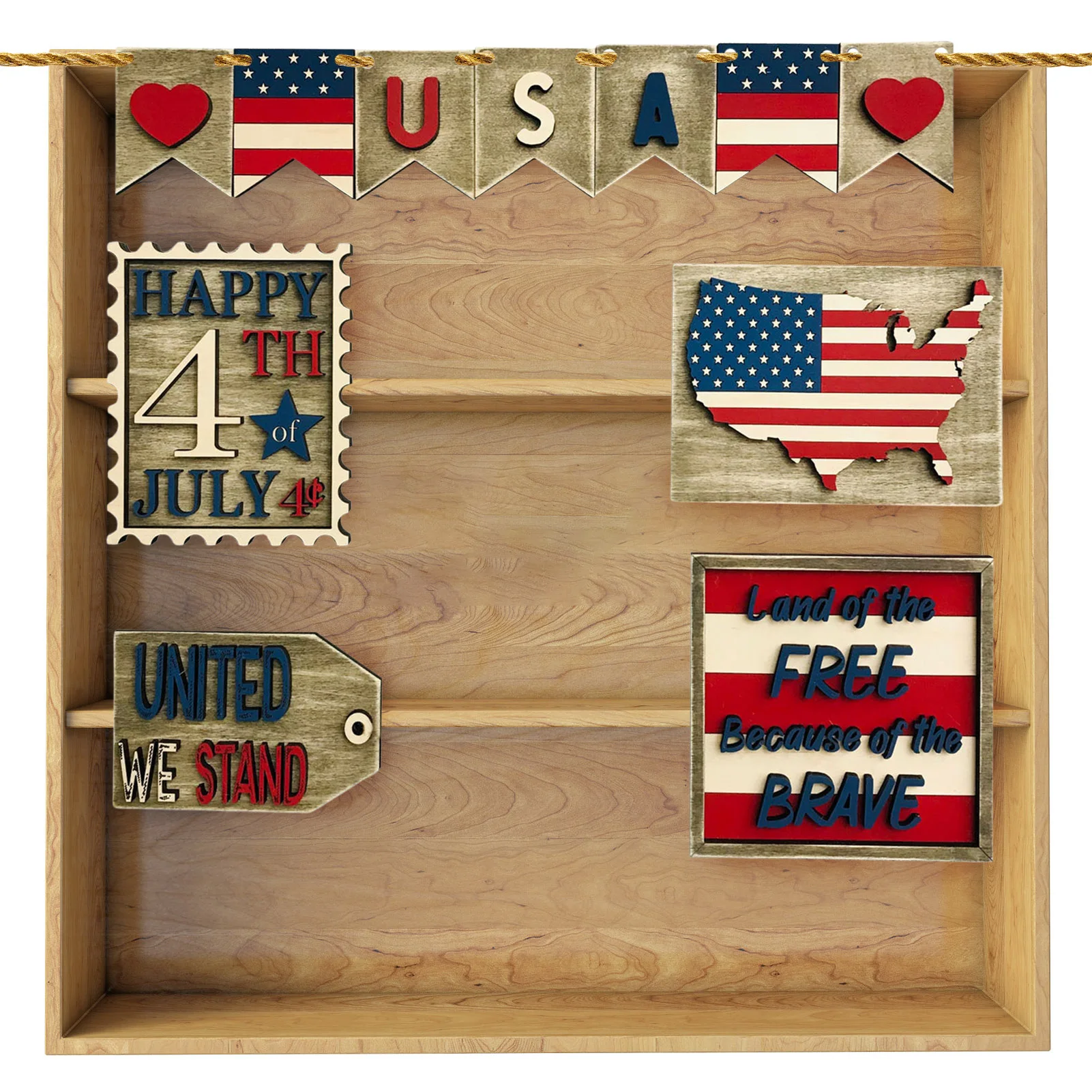 July 4th Patriotic Tiered Tray Decor American Flag Bunting Red White Blue Decor Hollow Out Memorial Day Party Supplies for
July 4th Patriotic Tiered Tray Decor American Flag Bunting Red White Blue Decor Hollow Out Memorial Day Party Supplies for