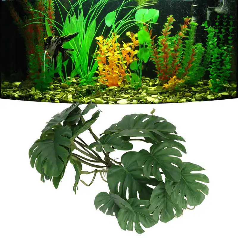 Artificial Palm Plants Leaves Natural Safe Add Fun Plastic Leaf Decoration with Suction Cup for Reptile Terrarium
Artificial Palm Plants Leaves Natural Safe Add Fun Plastic Leaf Decoration with Suction Cup for Reptile Terrarium