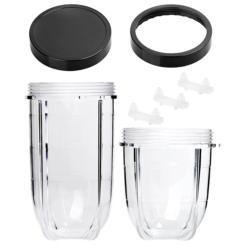 1 Set 16OZ Replacement Cup Fresh Lid Replacement Cups Set Fits For Magic Bullet Blender Cups MB1001 Series
1 Set 16OZ Replacement Cup Fresh Lid Replacement Cups Set Fits For Magic Bullet Blender Cups MB1001 Series