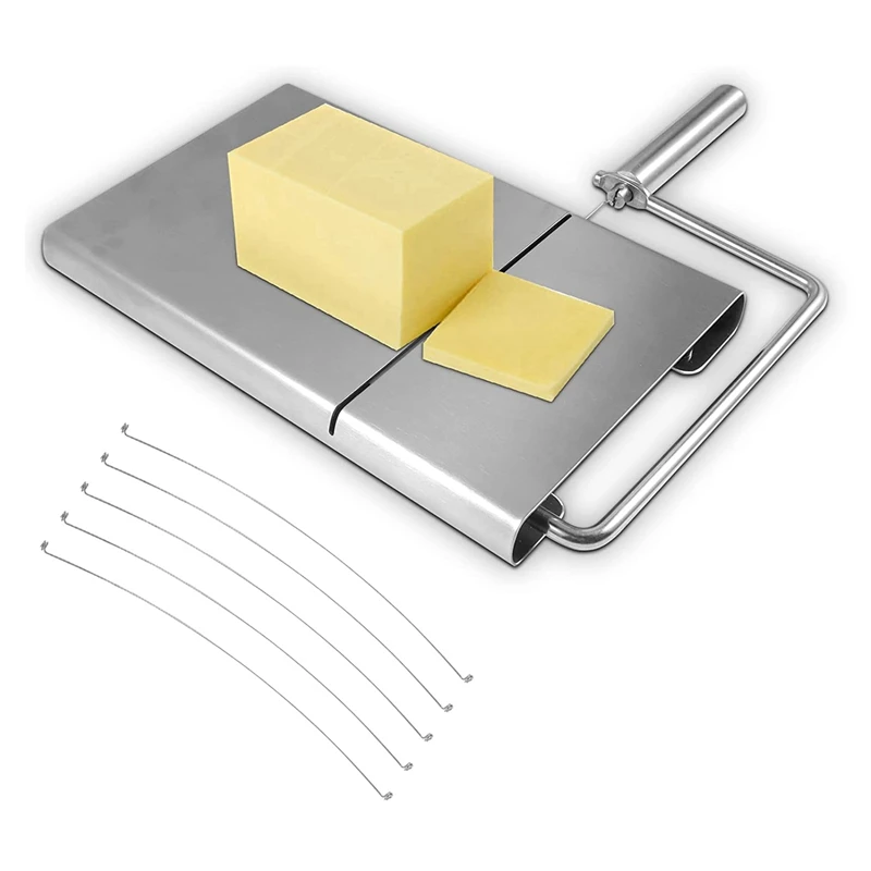 Stainless Steel Cheese Slicer Multifunctional Cheese Slicer Cheese Divider Cheese Butter Cutter
Stainless Steel Cheese Slicer Multifunctional Cheese Slicer Cheese Divider Cheese Butter Cutter