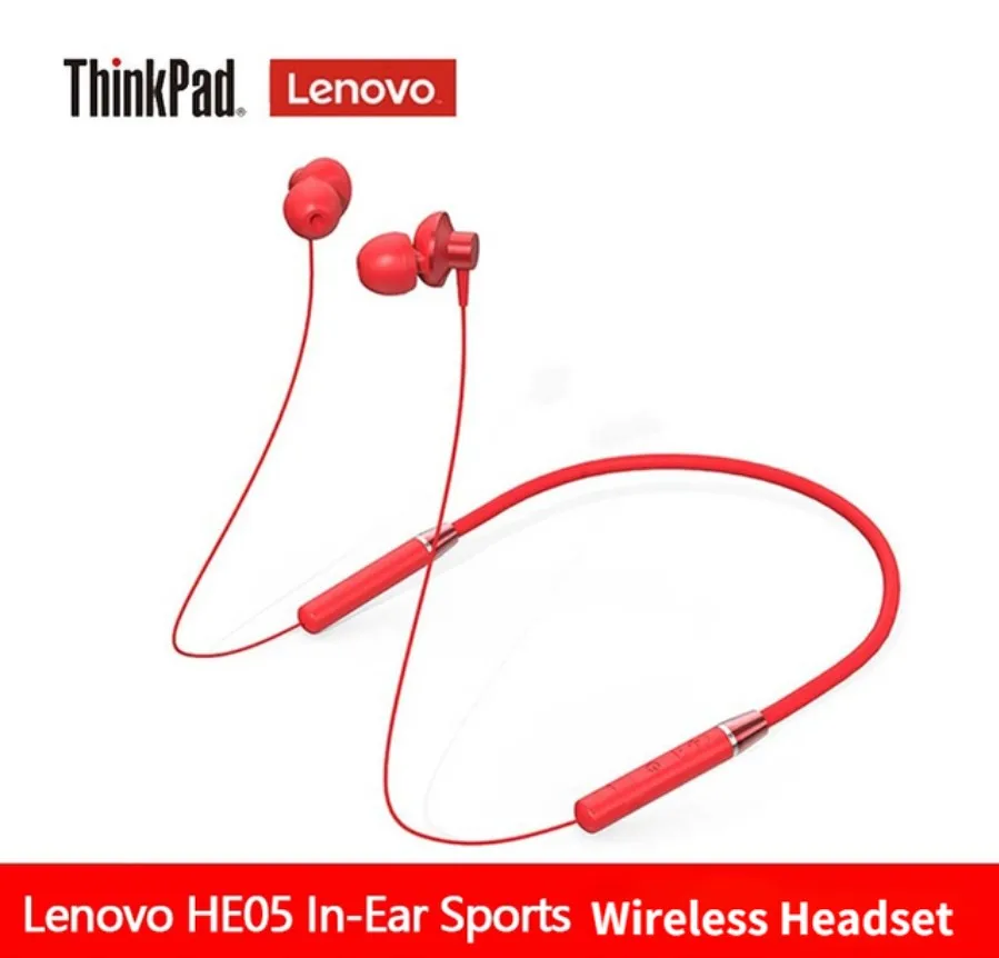 Неоткрытые новые наушники Lenovo HE05 с Bluetooth, беспроводные наушники, магнитный шейный ремешок, водонепроницаемая Спортивная гарнитура с микроф...
Неоткрытые новые наушники Lenovo HE05 с Bluetooth, беспроводные наушники, магнитный шейный ремешок, водонепроницаемая Спортивная гарнитура с микроф...