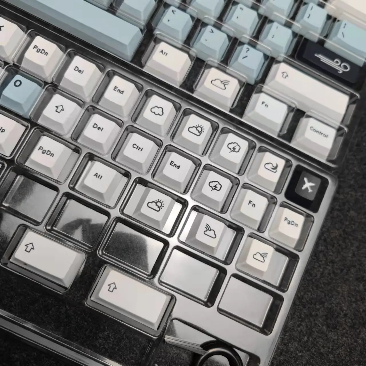 GMK Nimbus Keycaps 143 Keys PBT Dye-sublimation Cherry Profile Keycaps Set for Mechanical Keyboard
GMK Nimbus Keycaps 143 Keys PBT Dye-sublimation Cherry Profile Keycaps Set for Mechanical Keyboard