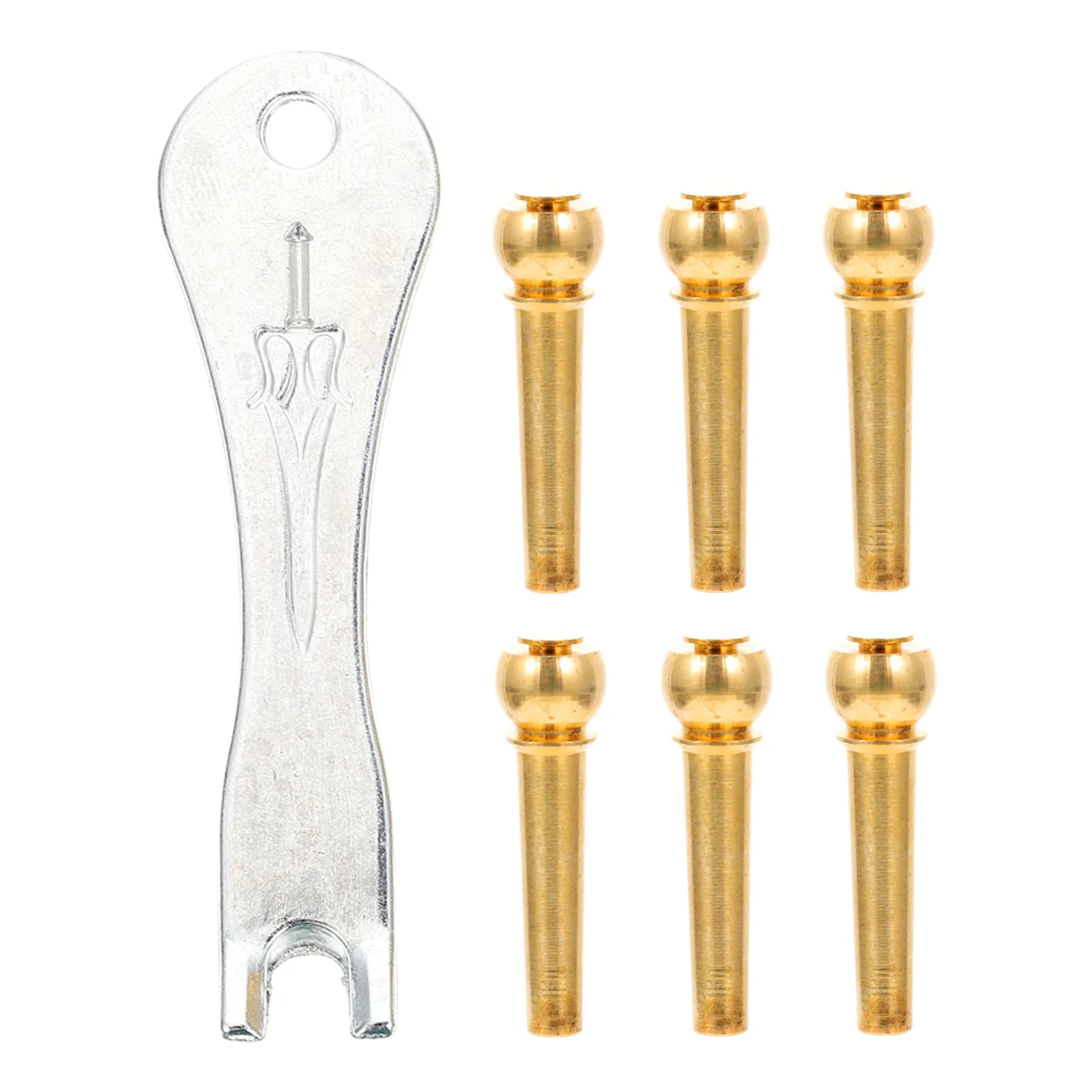 Guitar Bridge Pin Pegs Acoustic String Tool Tuning Nail Parts Replacement Peg Puller Strings Removal Brass Saddle Remover 6
Guitar Bridge Pin Pegs Acoustic String Tool Tuning Nail Parts Replacement Peg Puller Strings Removal Brass Saddle Remover 6