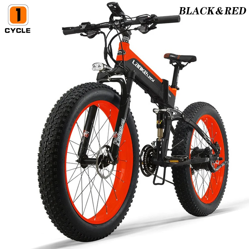 1Cycle Electric Bike 26 Fat Tire Foldable Electric Mountain Bicycle with 1000W 50 Mile Range Beach Snow Camping Ebike for Adult
1Cycle Electric Bike 26 Fat Tire Foldable Electric Mountain Bicycle with 1000W 50 Mile Range Beach Snow Camping Ebike for Adult