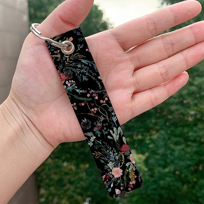 Fashion Midnight Floral Keychains Strap Keyrings Hanging Holder Bag Car Wallet Trinket Keychain Hanging Bag Accessories 
Fashion Midnight Floral Keychains Strap Keyrings Hanging Holder Bag Car Wallet Trinket Keychain Hanging Bag Accessories