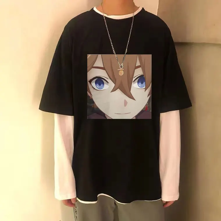 Arrival Tartaglia Face Meme Tees Genshin Impact Game Tshirt O Neck Tops Men's T Shirt Fashion 100% Cotton T-shirt Short Sleeve
Arrival Tartaglia Face Meme Tees Genshin Impact Game Tshirt O Neck Tops Men's T Shirt Fashion 100% Cotton T-shirt Short Sleeve
