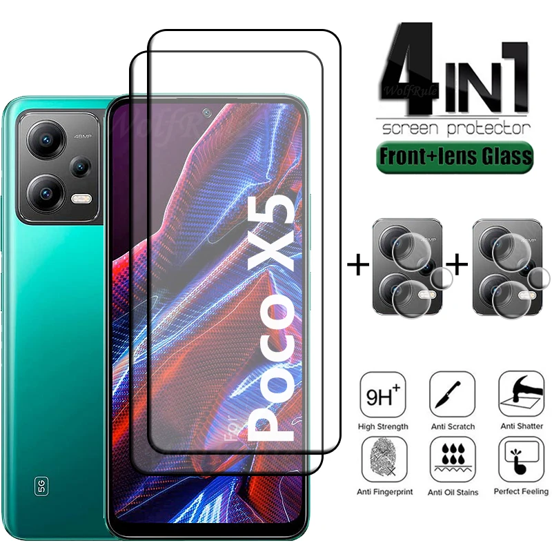 4-in-1 For Poco X5 5G Glass Xiaomi Poco X5 Tempered Glass Full Cover Glue 9H Screen Protector Poco X 5 X5 X3 X4 Pro Lens Glass
4-in-1 For Poco X5 5G Glass Xiaomi Poco X5 Tempered Glass Full Cover Glue 9H Screen Protector Poco X 5 X5 X3 X4 Pro Lens Glass