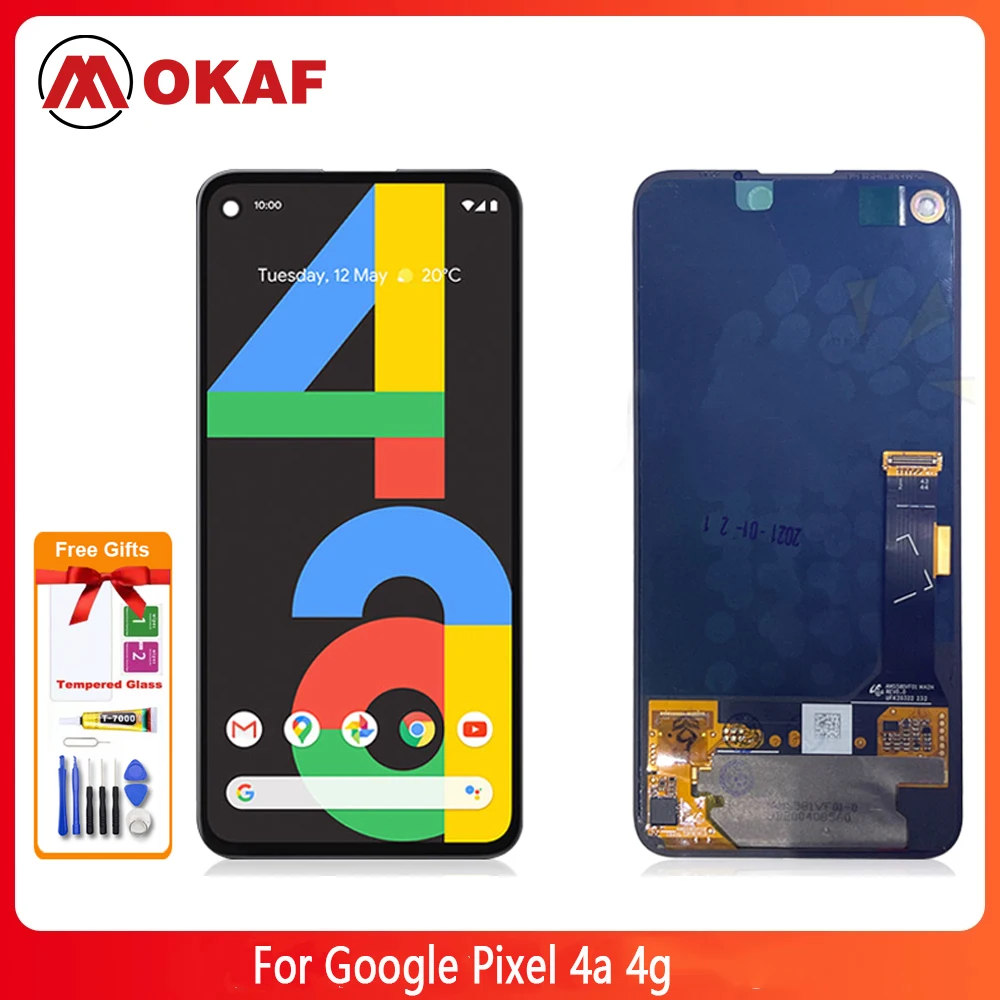 OKANFU New Original For Google Pixel 4a 4g LCD Display Touch Screen Digitizer Assembly G025J Lcd For Pixel 4a 5g Screen Replacem
OKANFU New Original For Google Pixel 4a 4g LCD Display Touch Screen Digitizer Assembly G025J Lcd For Pixel 4a 5g Screen Replacem