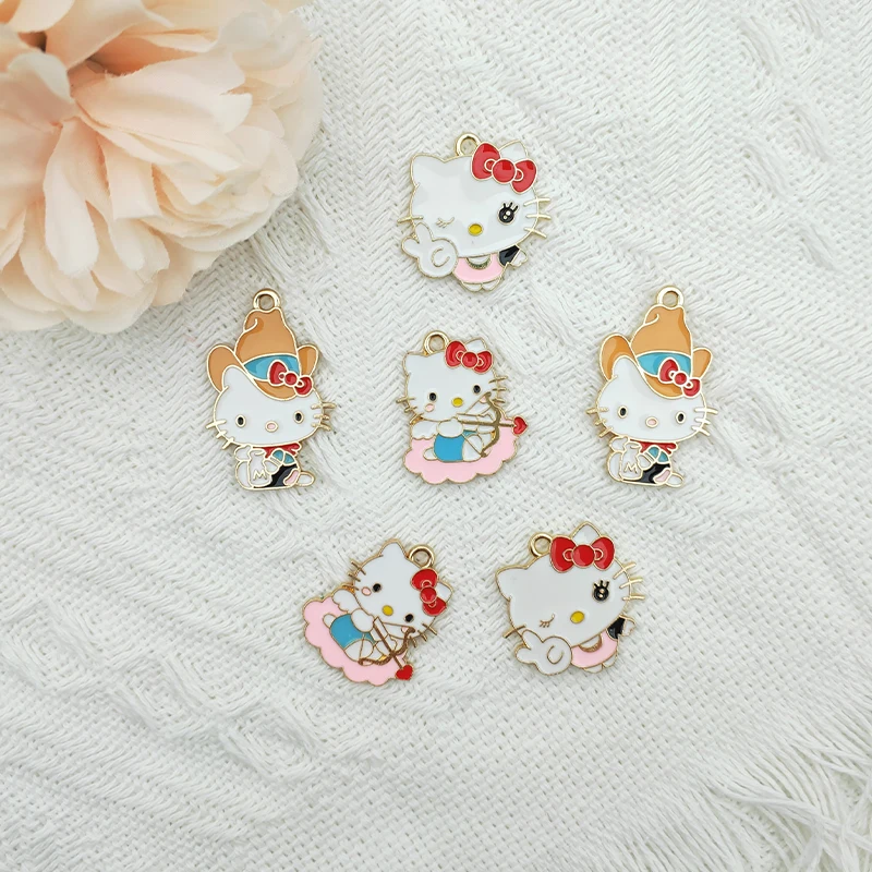10pcs Alloy Drip Oil Pendant Earrings Cartoon Cat Series Pendant DIY Designer Charm Handmade Jewelry Accessories
10pcs Alloy Drip Oil Pendant Earrings Cartoon Cat Series Pendant DIY Designer Charm Handmade Jewelry Accessories