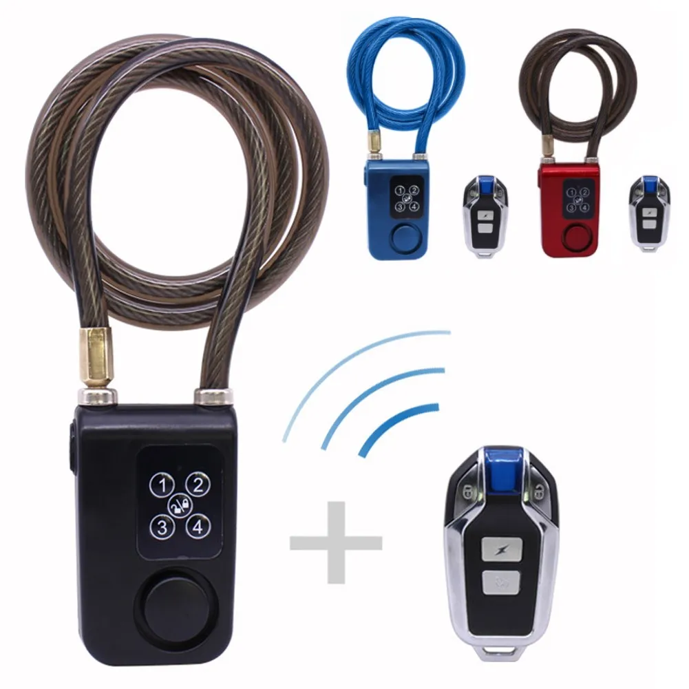 Cycling Security Lock Wireless Remote Control Anti-theft Vibration Alarm Lock Electric Motorcycle Code Chain Lock Bicycle Access
Cycling Security Lock Wireless Remote Control Anti-theft Vibration Alarm Lock Electric Motorcycle Code Chain Lock Bicycle Access
