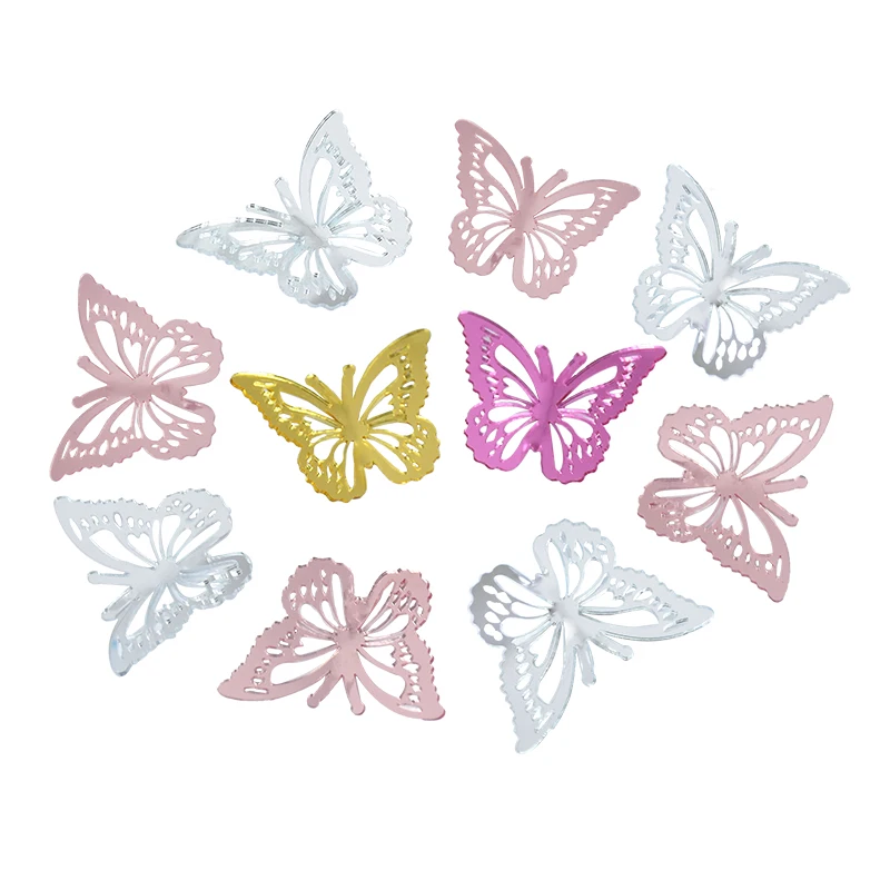 10pcs Acrylic Gold Pink Hollow Butterfly Cake Topper Simulation Butterfly Wedding Birthday Party Decor Baking Cake Decor Supplie
10pcs Acrylic Gold Pink Hollow Butterfly Cake Topper Simulation Butterfly Wedding Birthday Party Decor Baking Cake Decor Supplie