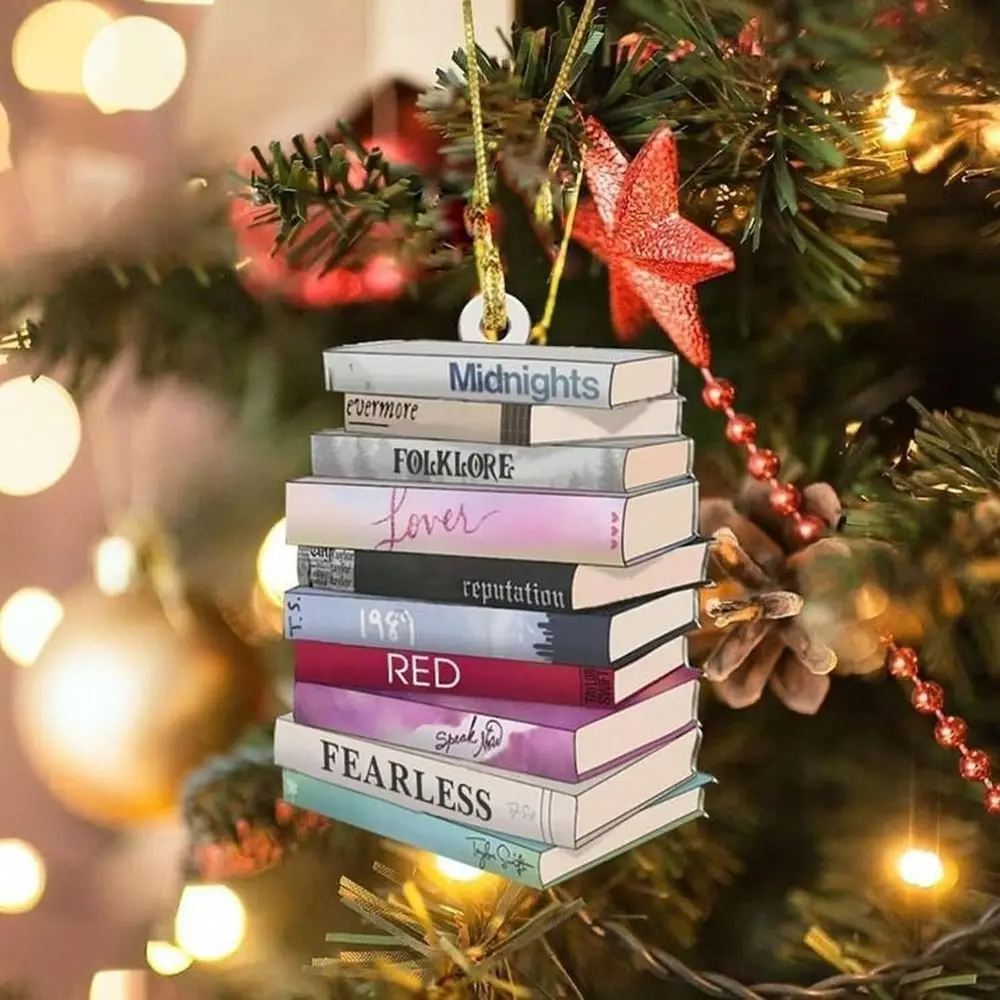 

Рождественское украшение "Тейлор", акриловый альбом, книги, украшения для рождественской елки, рождественские украшения для дома
