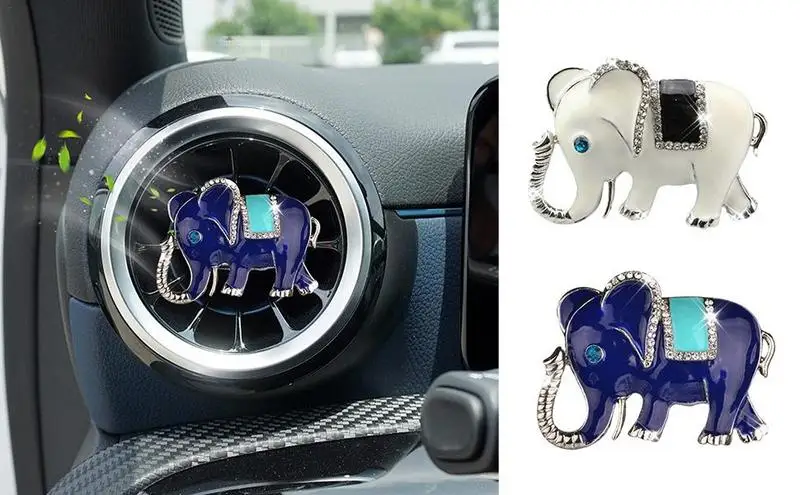 Автомобильный освежитель воздуха в виде слона, Автомобильный многофункциональный Винтажный зажим для парфюма, аксессуары для салона автомобиля
Автомобильный освежитель воздуха в виде слона, Автомобильный многофункциональный Винтажный зажим для парфюма, аксессуары для салона автомобиля
