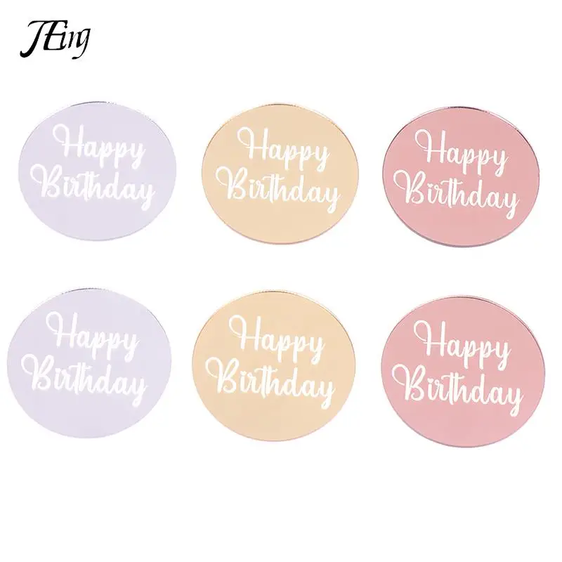 10pcs Set Gold Baby Shower Happy Birthday Cake Toppers Mirror Acrylic Baking Cupcakes Card Decorations Party Cupcake
10pcs Set Gold Baby Shower Happy Birthday Cake Toppers Mirror Acrylic Baking Cupcakes Card Decorations Party Cupcake