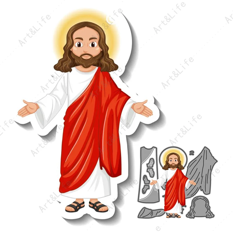 

Jesus Loves You New Arrival Jesus Christ Metal Cutting Dies For Making Scrapbooking Album Embossing Stencils Cut Die Knife Mould