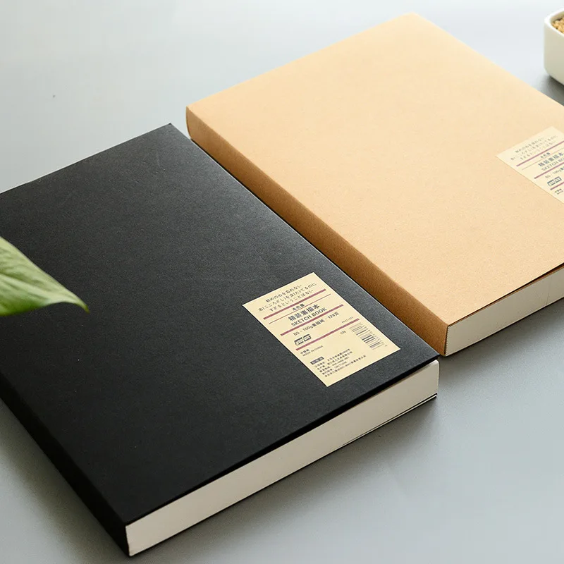 

Цветная крафт-бумага 16 к, ручная роспись, школьная книжка естественного цвета в твердом переплете, альбом для эскизов, черная карточка, бумага для рисования, офисные канцелярские принадлежности