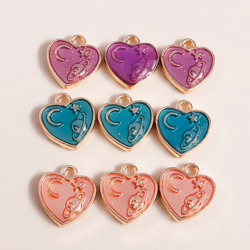 10pcs Enamel Moon Star Planet Charms Pendants of Necklaces Bracelet Earrings Handmade Craft DIY Jewelry Making Charms
10pcs Enamel Moon Star Planet Charms Pendants of Necklaces Bracelet Earrings Handmade Craft DIY Jewelry Making Charms