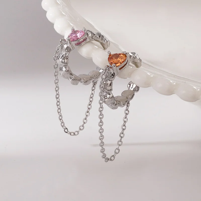 Timeless Wonder Zirconia Heart Geo Chained Clip Earrings for Women Jewelry Non Pierced Trendy Girl Punk Gift Versatile Mix 3365
Timeless Wonder Zirconia Heart Geo Chained Clip Earrings for Women Jewelry Non Pierced Trendy Girl Punk Gift Versatile Mix 3365