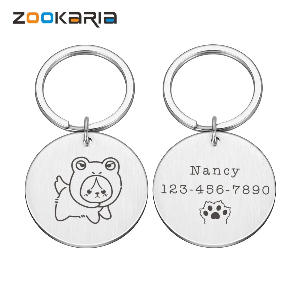 Personalized Pet Tag Free Engraving Cat Dogs Collar Accessories Medal Kitten Puppy Name Engraved Lettering Cat face Badge
Personalized Pet Tag Free Engraving Cat Dogs Collar Accessories Medal Kitten Puppy Name Engraved Lettering Cat face Badge