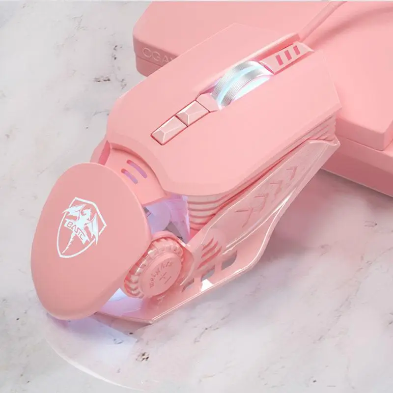 Pink Mouse Wired Gaming Mouse Desktop Laptop Computer With Adjustable Weight Cute Girl Heart
Pink Mouse Wired Gaming Mouse Desktop Laptop Computer With Adjustable Weight Cute Girl Heart