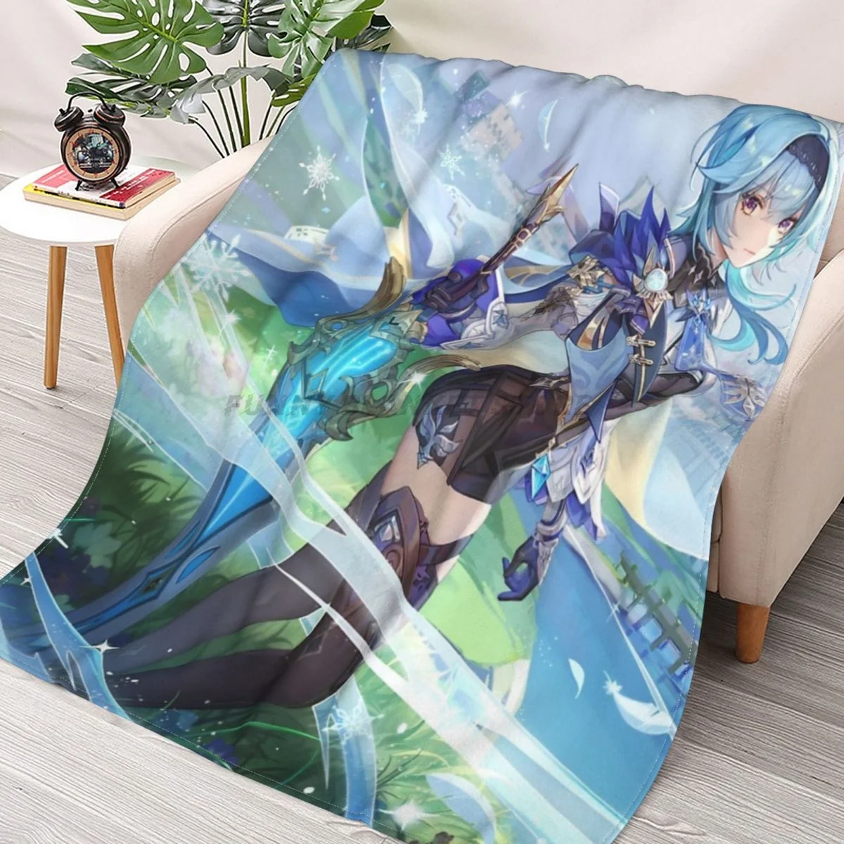 Eula - Genshin Impact Throws Blankets Collage Flannel Ultra-Soft Warm picnic blanket bedspread on the bed
Eula - Genshin Impact Throws Blankets Collage Flannel Ultra-Soft Warm picnic blanket bedspread on the bed