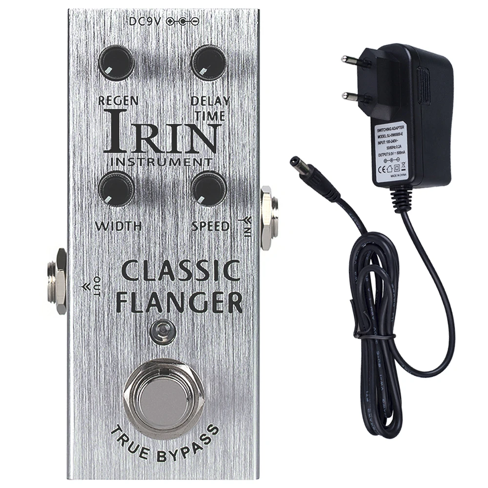 

IRIN AN-13 Effector Classic Flanger Guitar Effect Pedal Electric Guitar True Bypass Design Guitar Effects Parts & Accessories