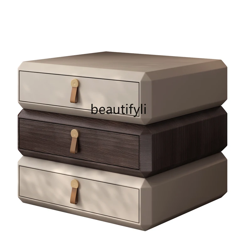 zqBedside Table Simple Modern Advanced Bedroom Rotating Bedside Cabinet Nordic Bed Head Storage Cabinet
zqBedside Table Simple Modern Advanced Bedroom Rotating Bedside Cabinet Nordic Bed Head Storage Cabinet