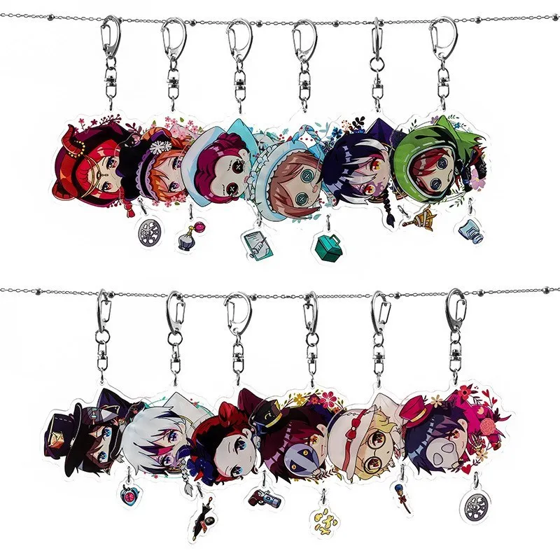 Anime Identity Ⅴ Keychains Eli Clark Tracy Reznik Emma Woods Helena Adams Acrylic Key Chains Bag Pendant
Anime Identity Ⅴ Keychains Eli Clark Tracy Reznik Emma Woods Helena Adams Acrylic Key Chains Bag Pendant