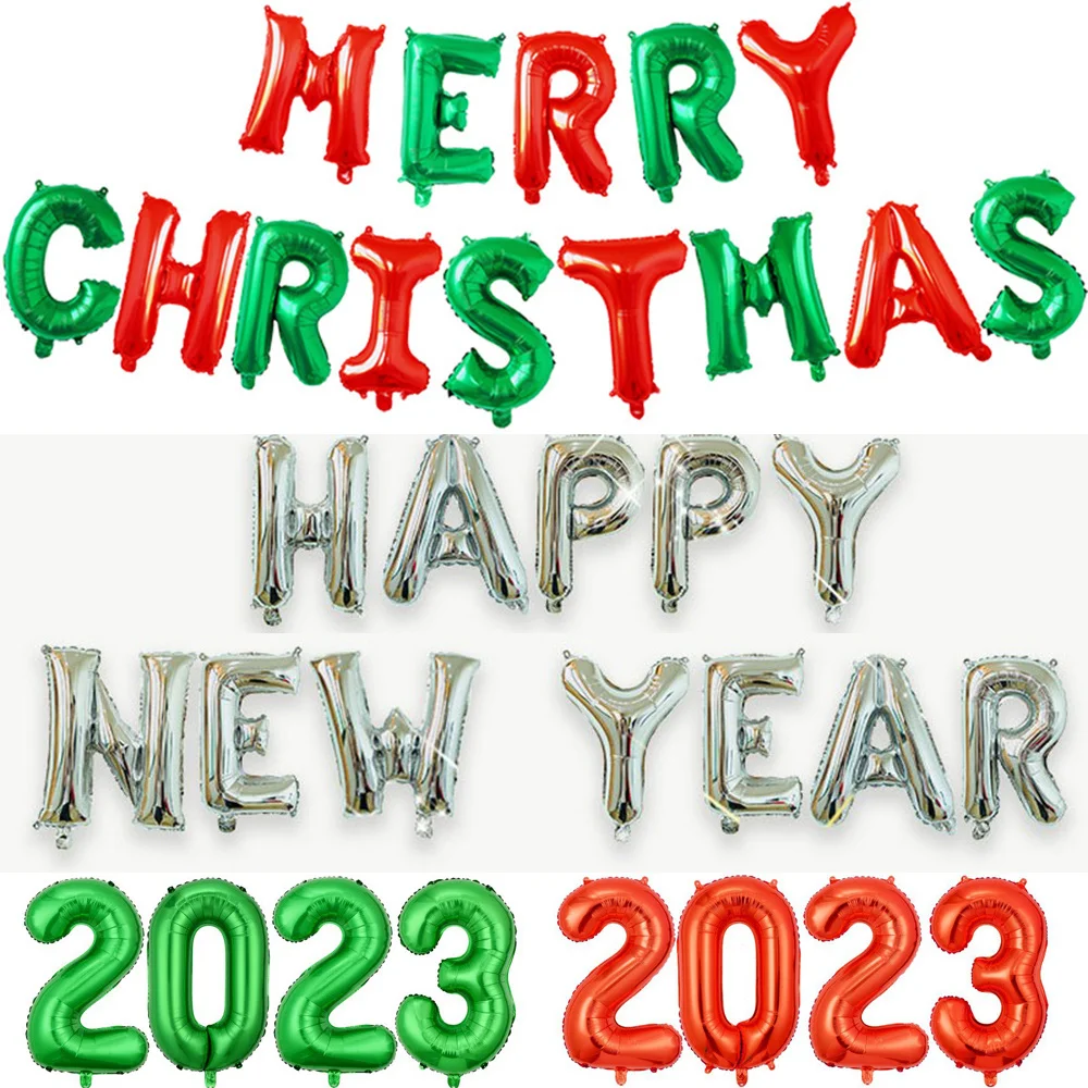 Merry Christmas Foil Balloons 2023 32 inches Happy New Year Decorations Red Green Black Gold Balloons Xmas Decor Aluminum
Merry Christmas Foil Balloons 2023 32 inches Happy New Year Decorations Red Green Black Gold Balloons Xmas Decor Aluminum