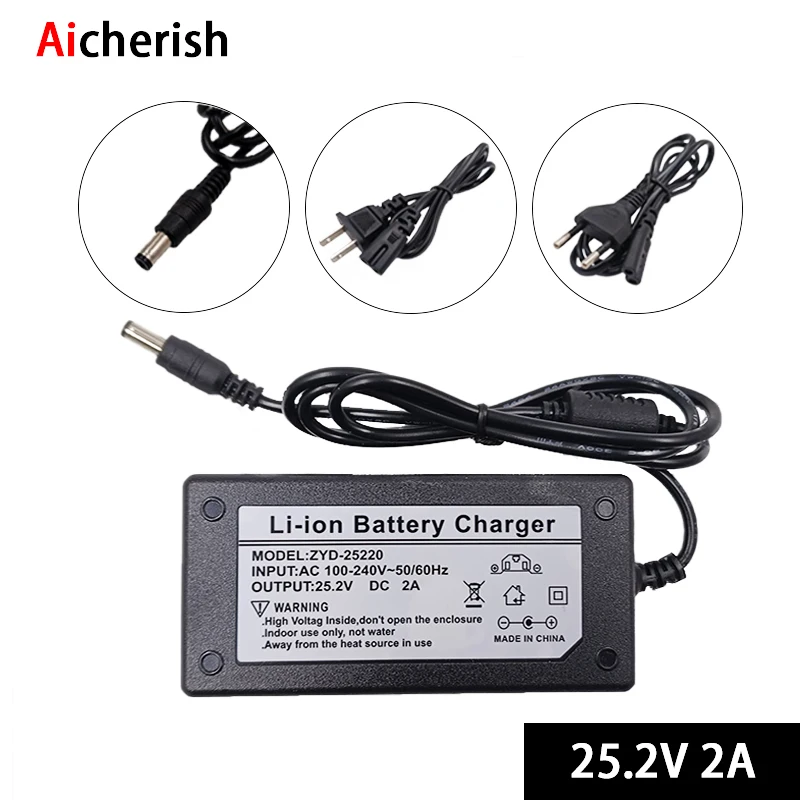 25.2V 3A 18650 Lithium Li-Ion Battery Charger For 6 Series 21.6V 22.2V 24V Lithium Li-Ion Li-Polymer Battery Pack Charger
25.2V 3A 18650 Lithium Li-Ion Battery Charger For 6 Series 21.6V 22.2V 24V Lithium Li-Ion Li-Polymer Battery Pack Charger