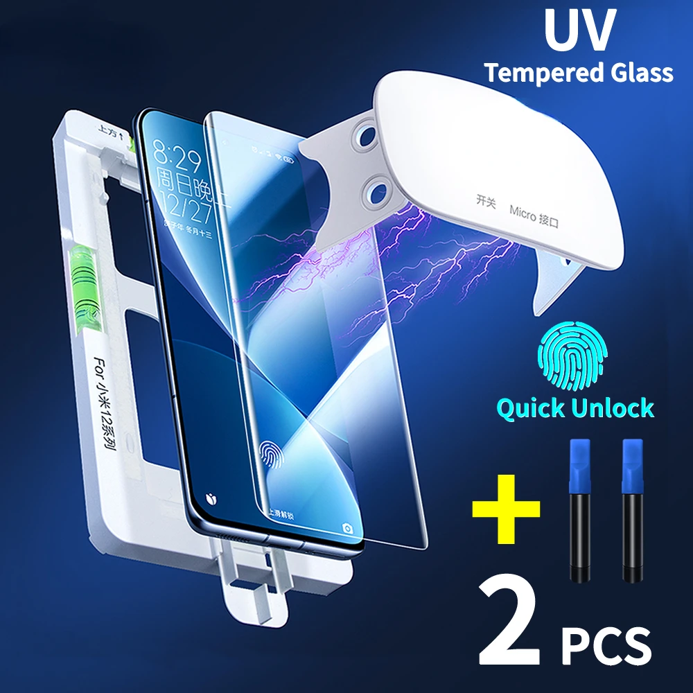 Full Glue UV Tempered Glass for xiaomi Mi 12 Pro 12X 12S 11 Ultra Mix 4 UV Glued Screen Protector for Mi 10 10S Pro 
Full Glue UV Tempered Glass for xiaomi Mi 12 Pro 12X 12S 11 Ultra Mix 4 UV Glued Screen Protector for Mi 10 10S Pro