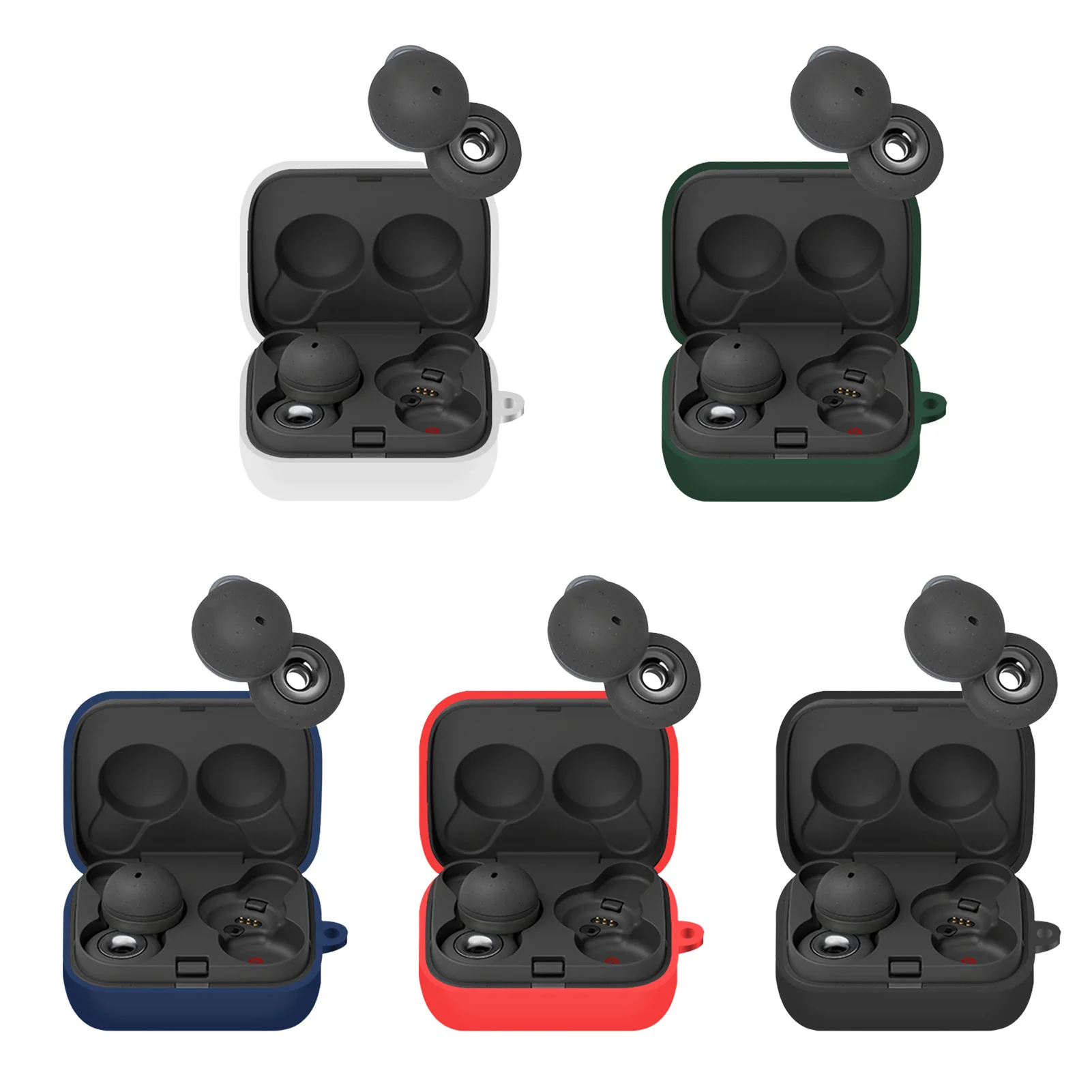 Мягкий чехол для наушников LinkBuds WFL900, разноцветный силиконовый чехол для телефона, чехол для гарнитуры с крючком
Мягкий чехол для наушников LinkBuds WFL900, разноцветный силиконовый чехол для телефона, чехол для гарнитуры с крючком