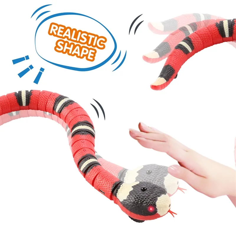Automatic Smart Sensing Snake Tease Toys For Cats Dogs Pet Kitten Toys Eletronic Snake Interactive Smart Toys Pet Supplies
Automatic Smart Sensing Snake Tease Toys For Cats Dogs Pet Kitten Toys Eletronic Snake Interactive Smart Toys Pet Supplies